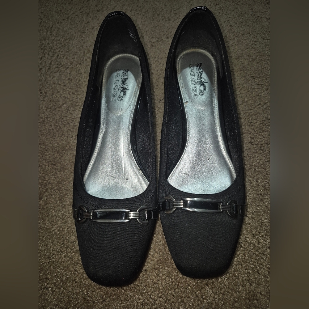 Coach And Four Wedge Dress Shoes